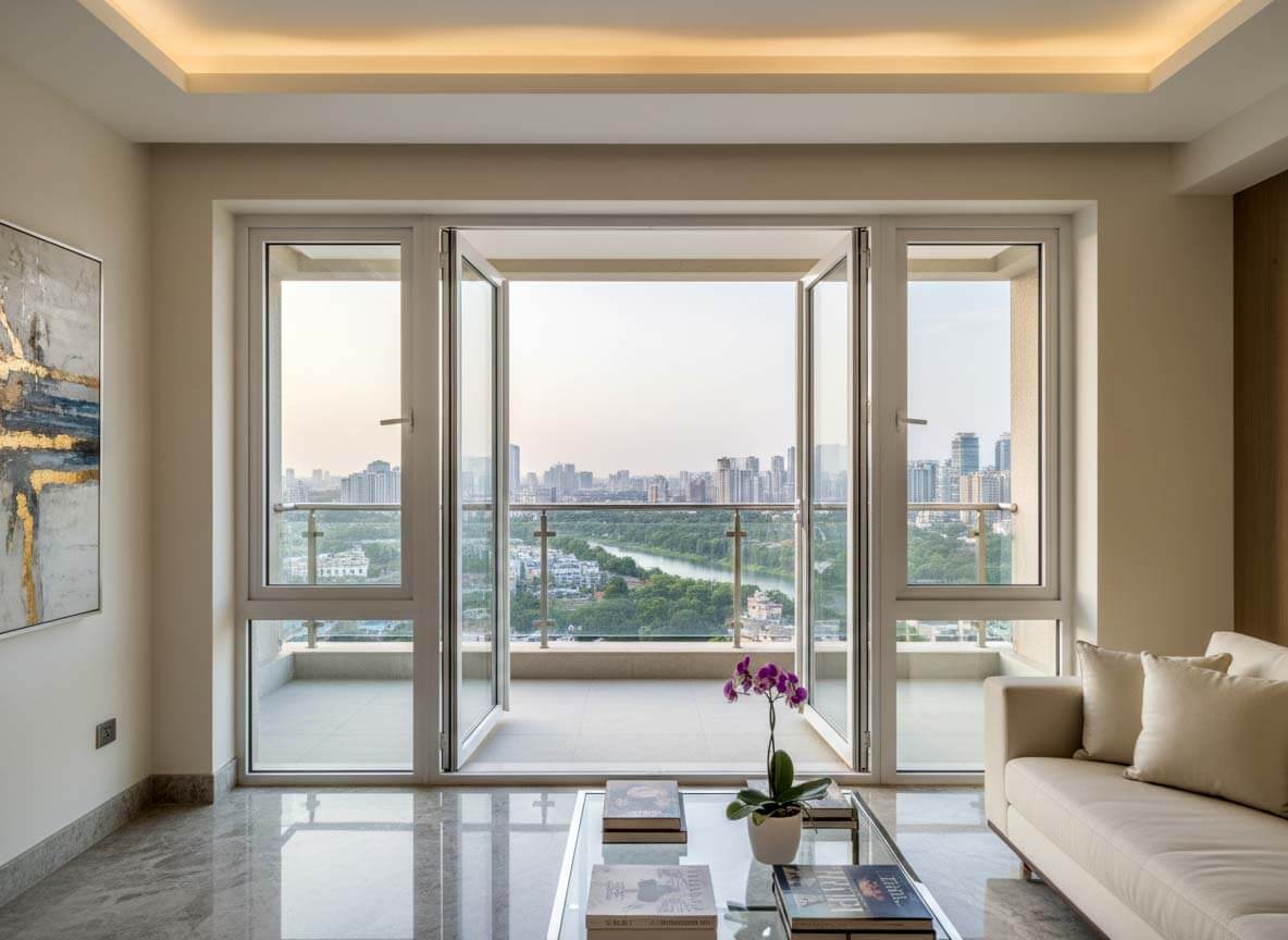 French window installation