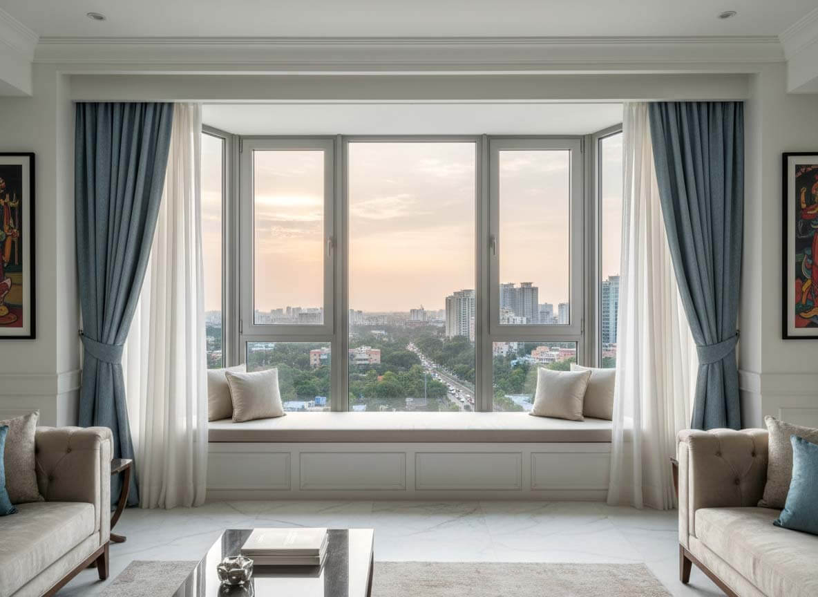 Bay window installation